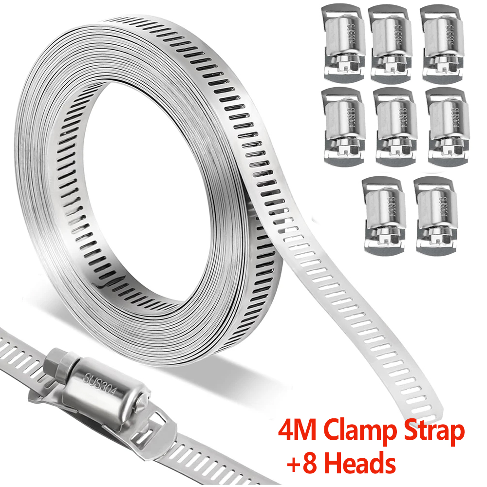 Pipe Clamp Bar - Abrazadera de Manguera de 4M, Correa