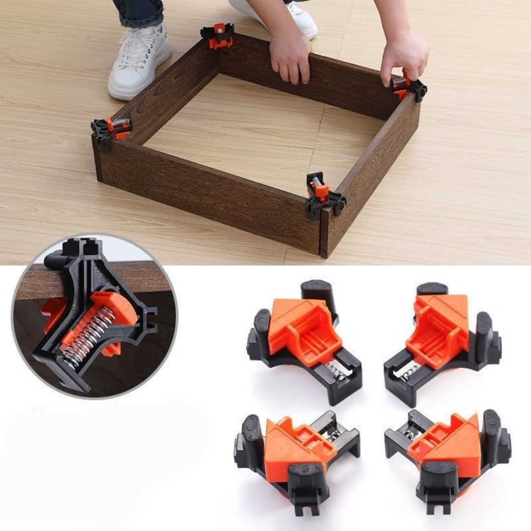 Hand Tools Mechanical Workshop - 4 piezas 90 ° Abrazadera de