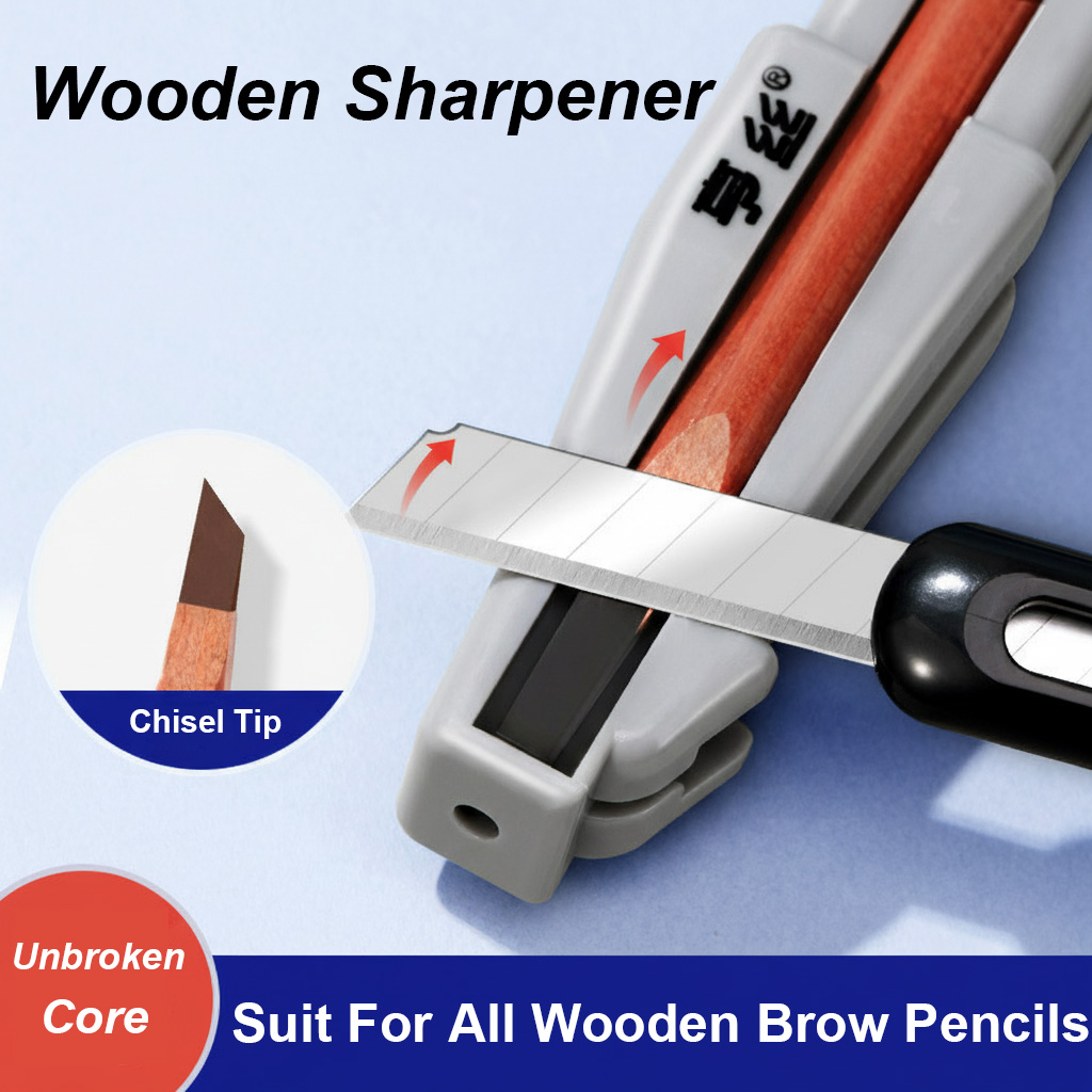 Tools Work - Sacapuntas de cejas de madera para