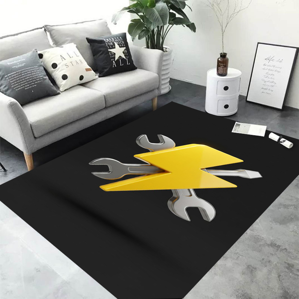 Workshop Tools Logo - Alfombra Antideslizante con Diseño de Llave