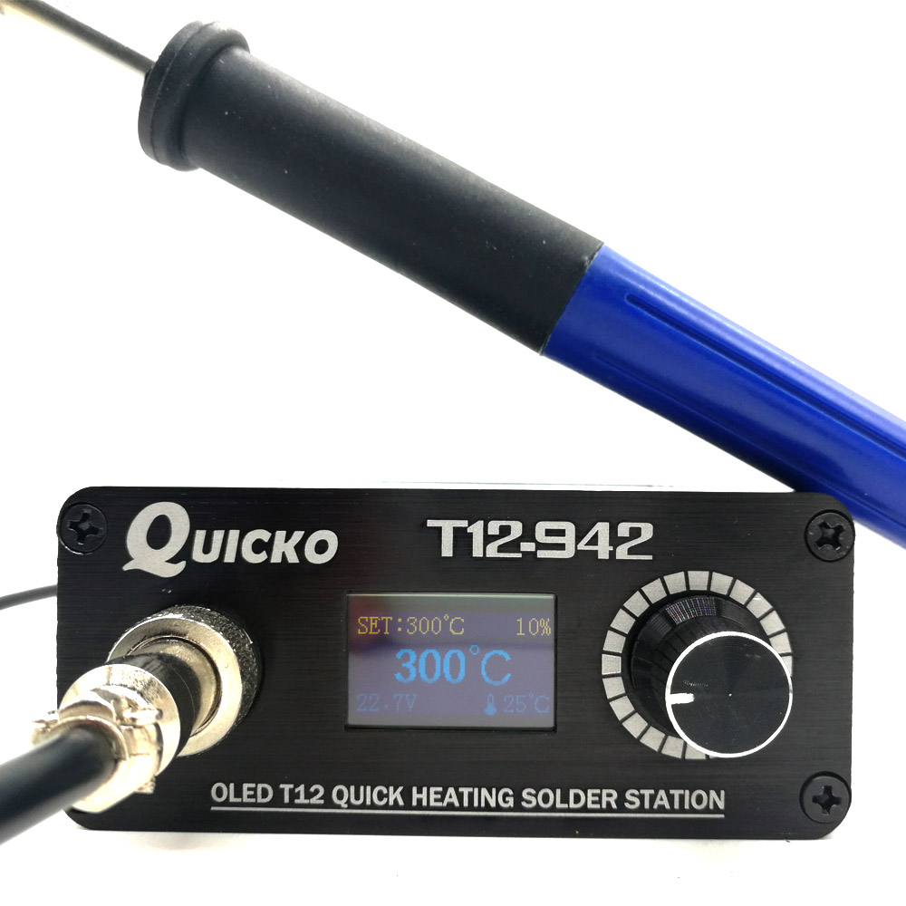 Tools For Electronic Workshop - QUICKO MINI T12 STC OLED Estación