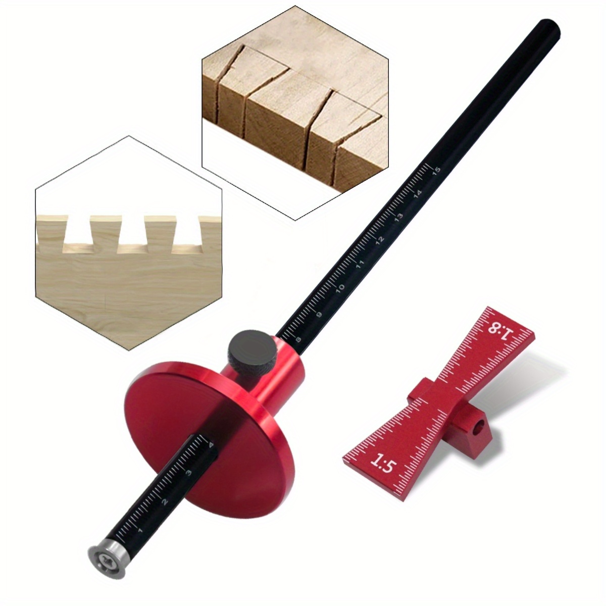 Dovetail Marking Guide - Cortador de rueda de rodamiento para