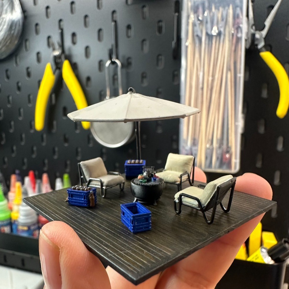 Tools Workshop For Kids - Diorama 1/64, Escena en Miniatura de