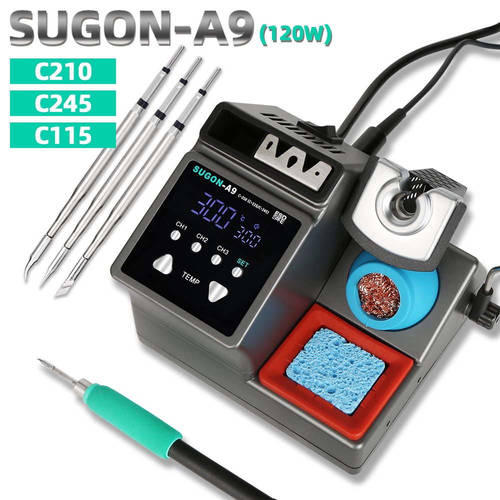 Tools For Electronic Workshop - Estación de soldadura SUGON-A9, Compatible con