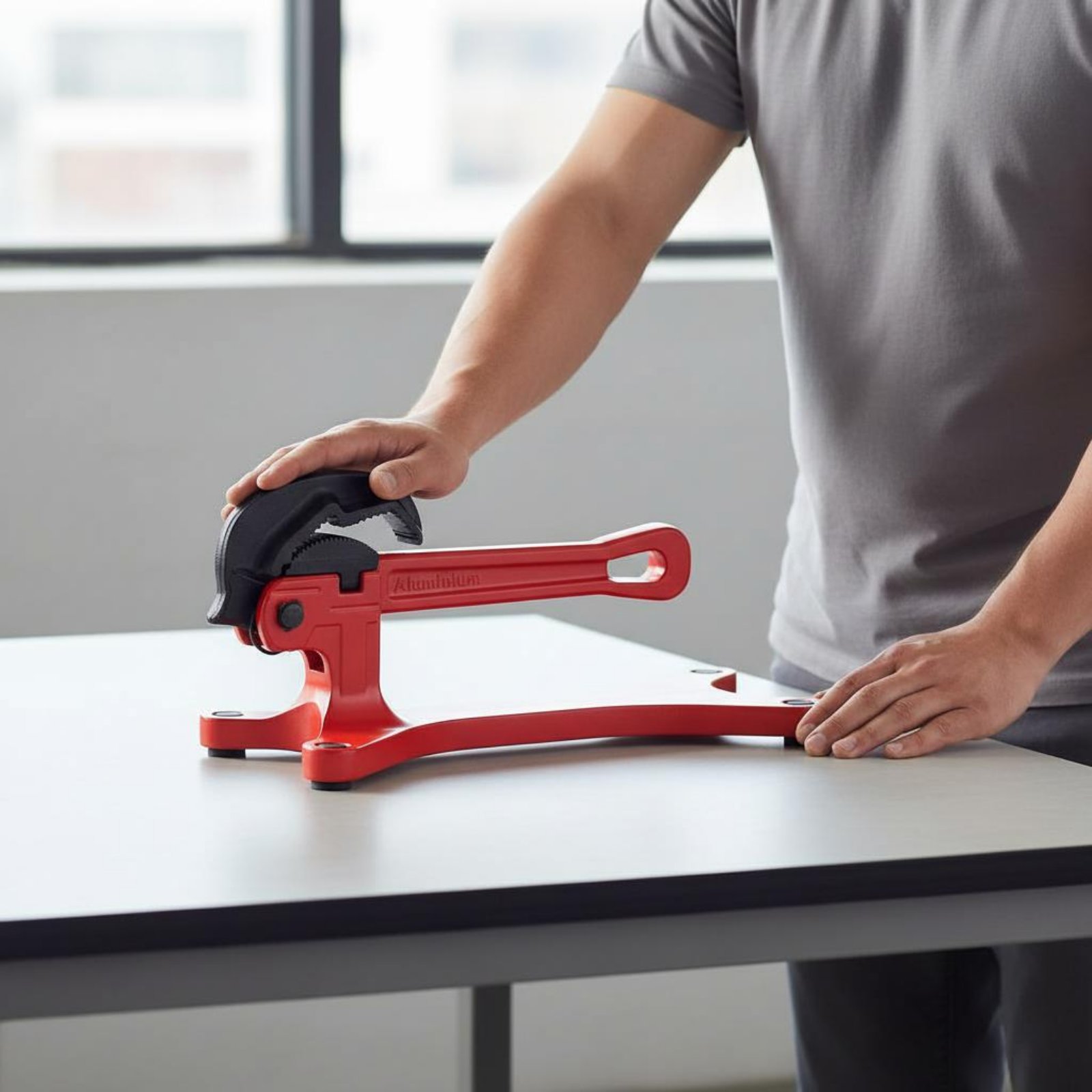 Tools Work - Llave de tubo autoblocante portátil, llave