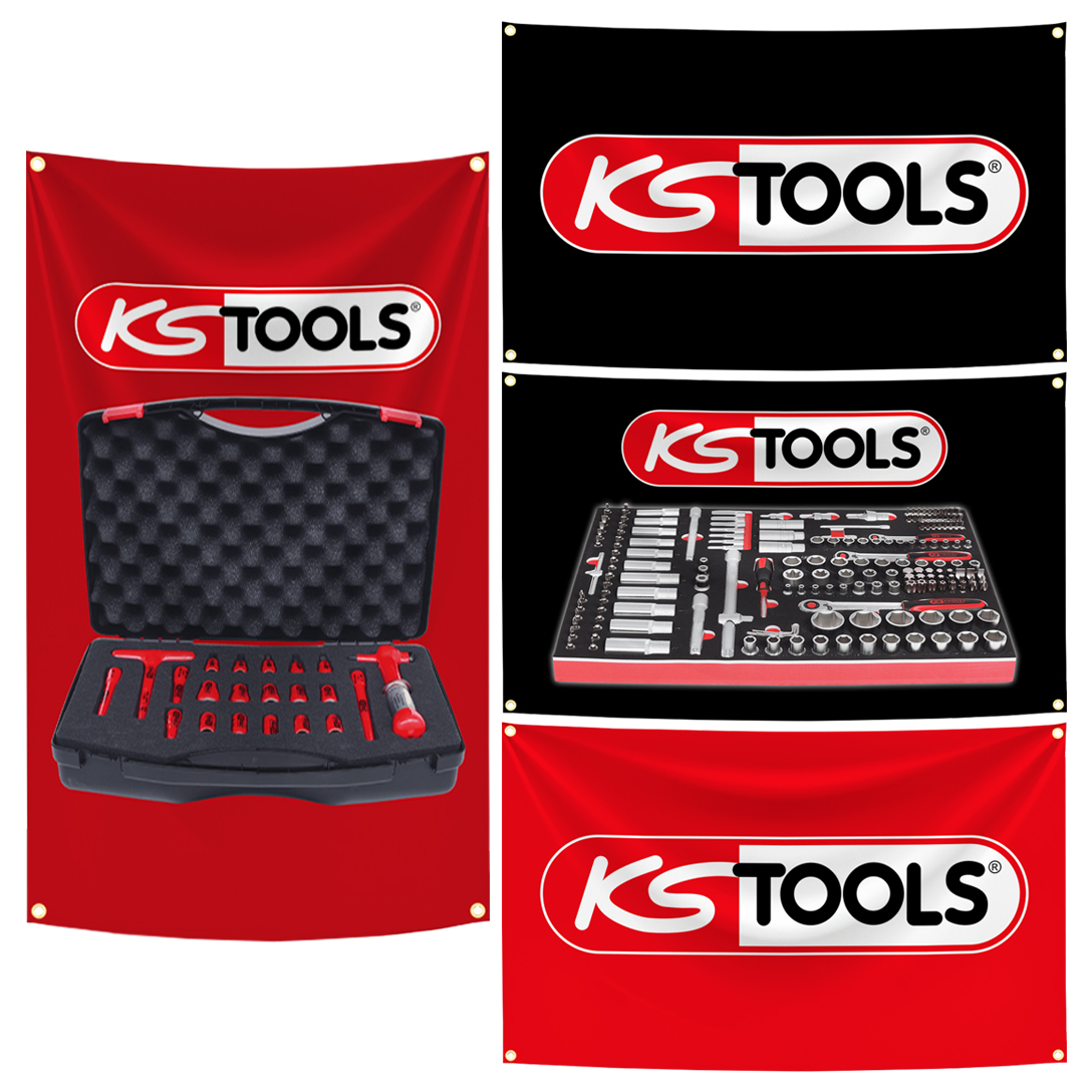 Ks Tools Workshop - Tapiz con diseño de bandera de