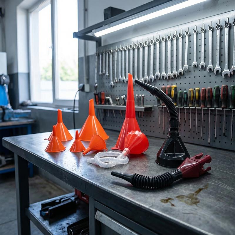 Juego de 8 Embudos de Plástico - Tools Use In The Workshop reseña y precio