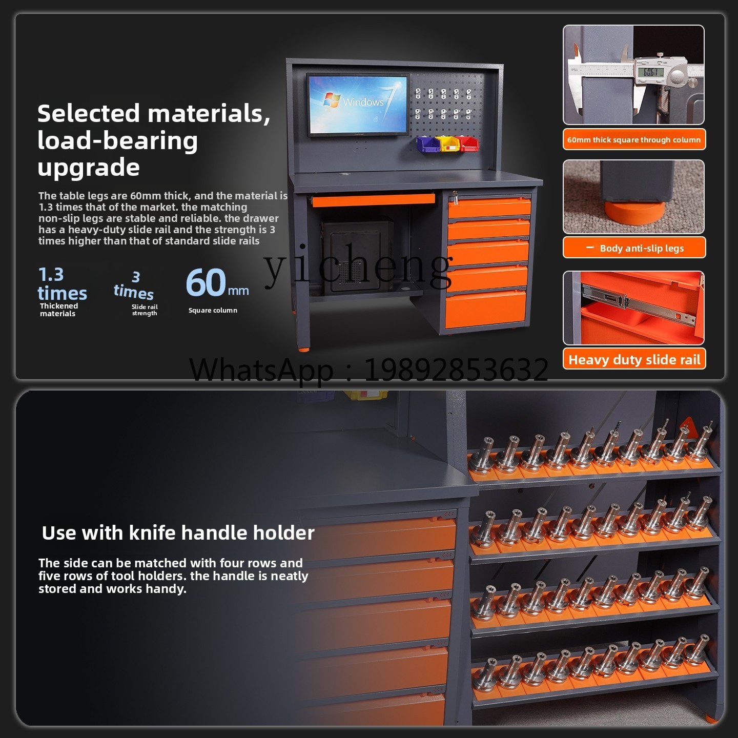 Gabinete de PC para centro de  - Workshop Tools Table reseña y precio