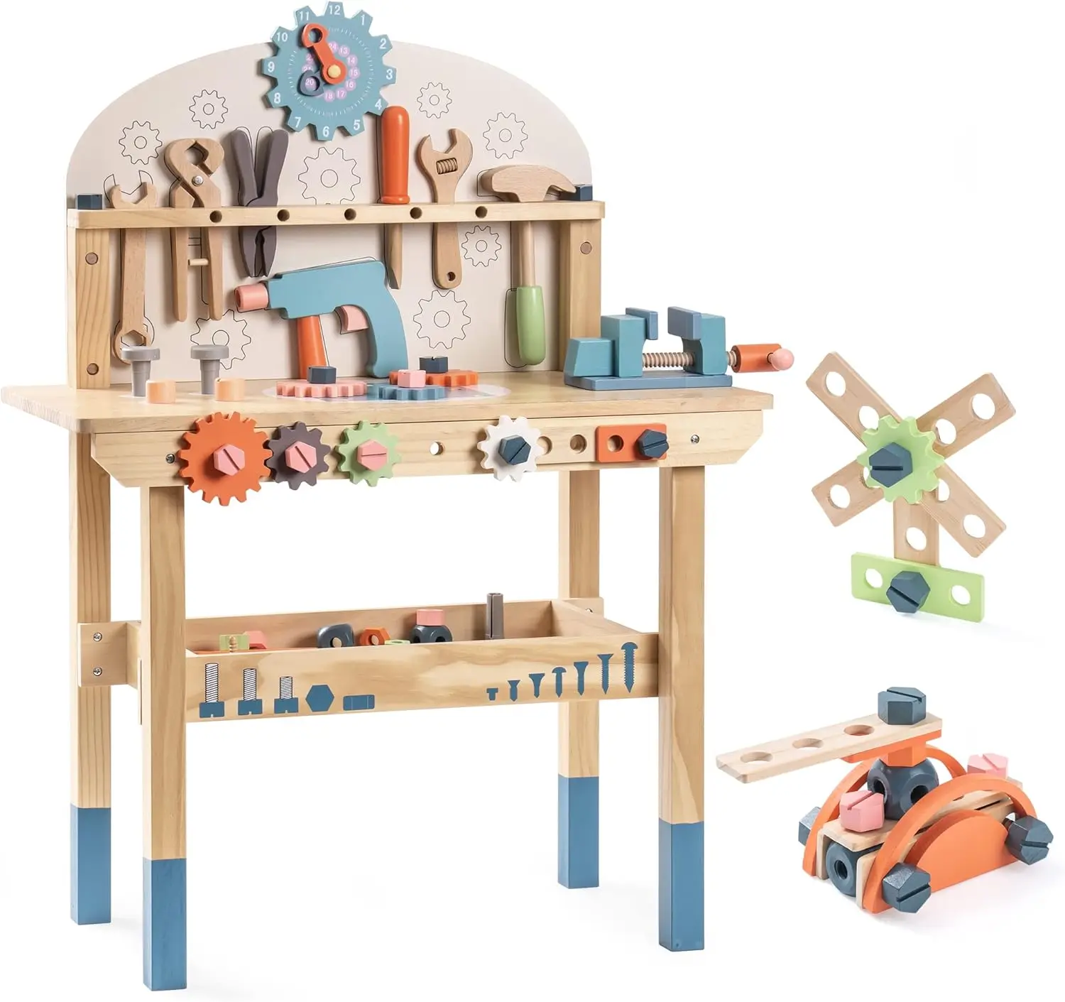 Robotime Robud Juego de banco  - Tools Workshop For Kids reseña y precio