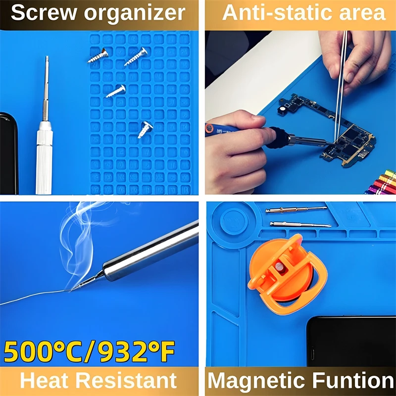 Estera de soldadura de silicon - Tools For Electronic Workshop reseña y precio