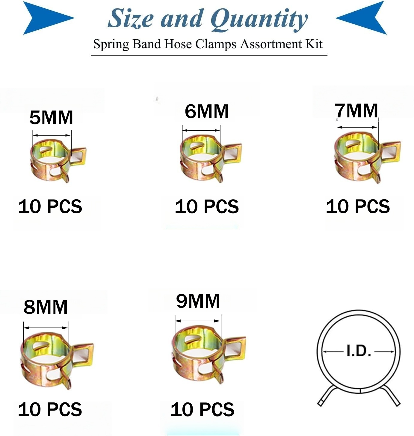 50 Abrazaderas de Resorte de 5 - Pipe Clamp Bar reseña y precio
