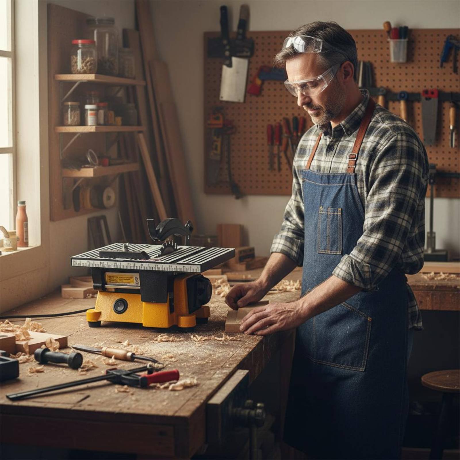 Mini Sierra de Mesa Portátil,  - Workshop Tools Table reseña y precio