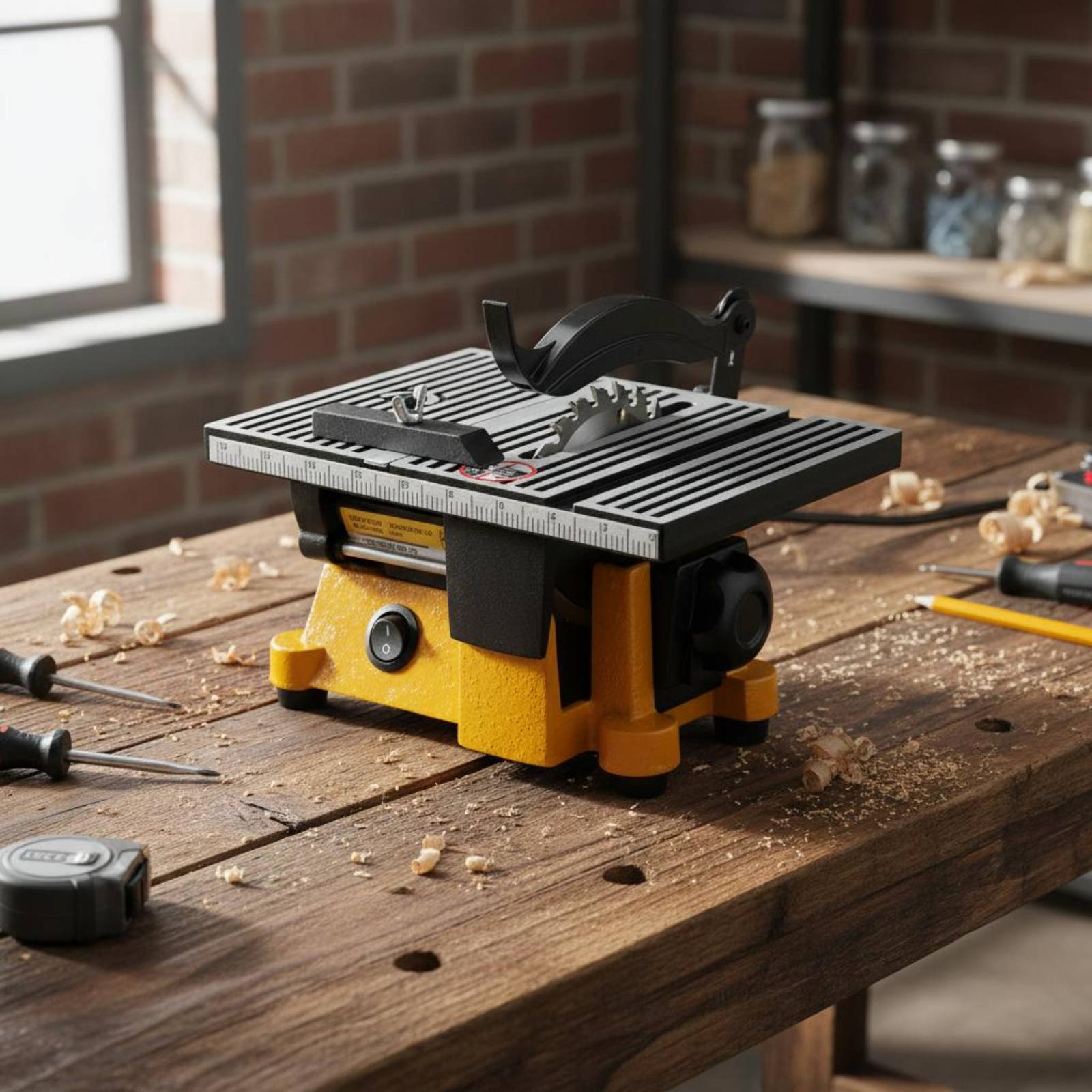 Mini Sierra de Mesa Portátil,  - Workshop Tools Table reseña y precio