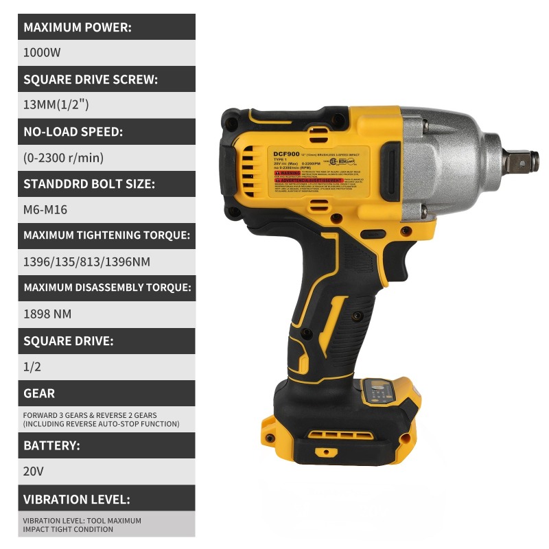 Llave de Impacto Inalámbrica d - Tools Use In The Workshop reseña y precio